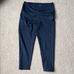 Girlfriend Collective Navy Leggings
